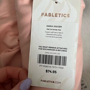 Fabletics Daria Joggers in light pink